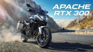 2025 TVS Apache RTX 300 adventure bike