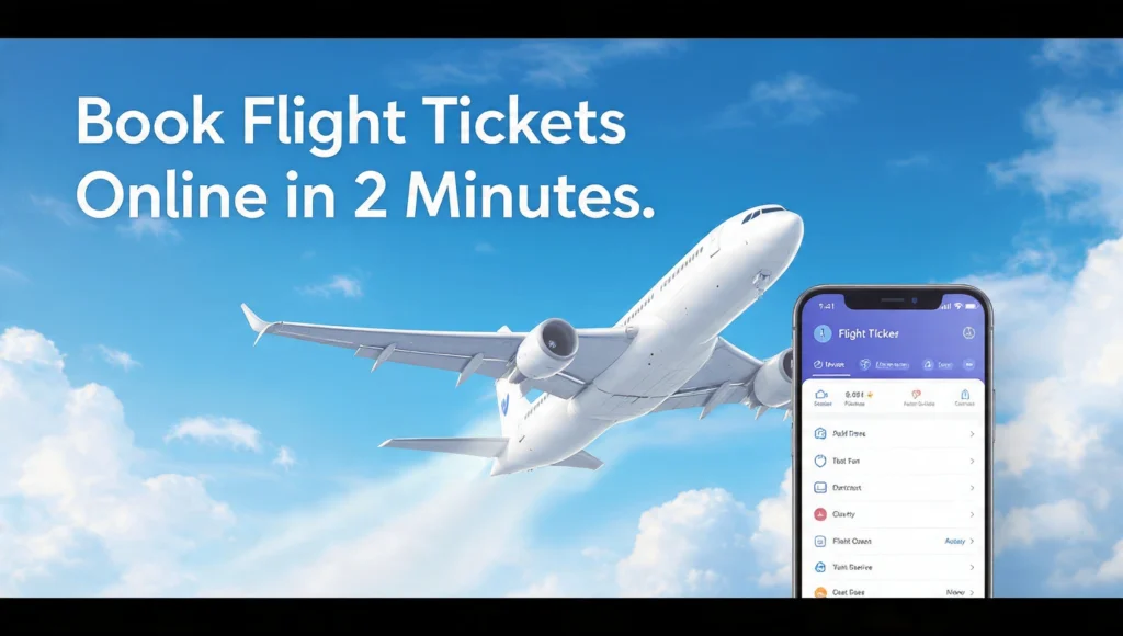 Fly Ticket Booking Online in 2 Minutes